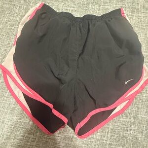 Nike Women's Athletic Shorts in Black and Pink